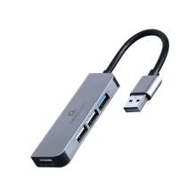 Gembird UHB-U3P1U2P3-01 4-port 1xUSB3.1 + 3xUSB2.0 Aluminium UHB-U3P1U2P3-01