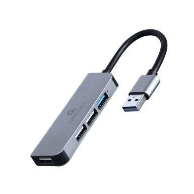 Gembird UHB-U3P1U2P3-01 4-port 1xUSB3.1 + 3xUSB2.0 Aluminium UHB-U3P1U2P3-01 Gembird UHB-U3P1U2P3-01 4-port 1xUSB3.1 + 3xUSB2.0 Aluminium UHB-U3P1U2P3-01