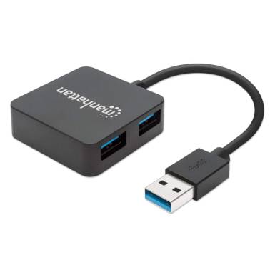 Manhattan SuperSpeed USB 3.0 Hub Black 162296 Manhattan SuperSpeed USB 3.0 Hub Black 162296