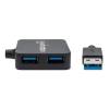 Manhattan SuperSpeed USB 3.0 Hub Black 162296