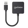 Manhattan SuperSpeed USB 3.0 Hub Black 162296