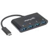 Manhattan 4-Port USB 3.2 Gen 1 Hub Black 162746