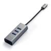 Satechi Type-C 2 in 1 USB HUB with Ethernet Space Grey ST-TC2N1USB31AM