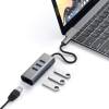 Satechi Type-C 2 in 1 USB HUB with Ethernet Space Grey ST-TC2N1USB31AM
