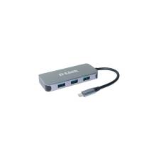 D-Link DUB-2335 USB-C Mini Docking Station with 3xUSB 3.0, USB-C/PD 3.0, HDMI and Gigabit Ethernet DUB-2335