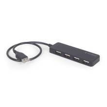 Gembird UHB-U2P4-06 4-portos USB2.0 HUB Black UHB-U2P4-06