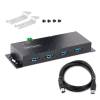 Startech 4-portos USB3.0 HUB Aluminum 5G4AINDNP-USB-A-HUB