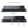 Startech 4-portos USB3.0 HUB Aluminum 5G4AINDNP-USB-A-HUB