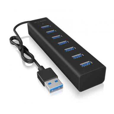 Raidsonic IcyBox IB-HUB1700-U3 7-port USB3.0 Hub IB-HUB1700-U3