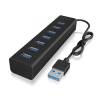 Raidsonic IcyBox IB-HUB1700-U3 7-port USB3.0 Hub IB-HUB1700-U3