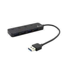I-TEC 4-Port USB3.0 Metal HUB Metal with individual On/Off Switches U3CHARGEHUB4