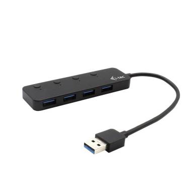I-TEC 4-Port USB3.0 Metal HUB Metal with individual On/Off Switches U3CHARGEHUB4