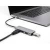 DeLock 4 Port USB 3.2 Gen 1 Hub with USB Type-C connector – USB Type-A ports on the side 63173