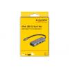 DeLock 4 Port USB 3.2 Gen 1 Hub with USB Type-C connector – USB Type-A ports on the side 63173