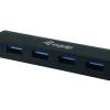 EQuip 4-Port USB 3.2 Gen 1 Hub Black 128953