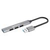 Manhattan 4-Port USB3.0 Gen 1 Hub Space Gray 168427