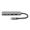 Digitus USB-C 4 Port HUB, 2x USB A + 2x USB-C Dark Gray DA-70245