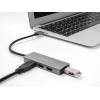 DeLock 4-portos USB3.2 HUB Silver 63171