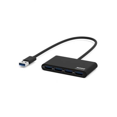 Port Designs HUB 4 Ports USB 3.0 Black 900121 Port Designs HUB 4 Ports USB 3.0 Black 900121