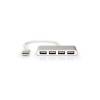 Port Designs HUB 4 Ports USB 3.0 Grey 900120