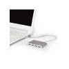 Port Designs HUB 4 Ports USB 3.0 Grey 900120