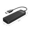 Orico USB2.0 Hub Black ORICO-FL02-BK-BP