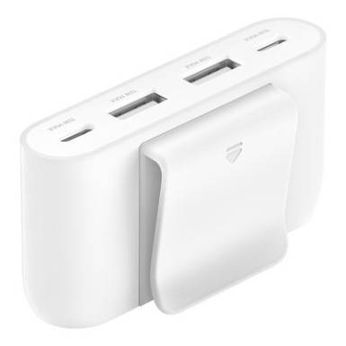 Belkin BUZ001BT2MWHB7 4-Port USB Power Extender  White BUZ001BT2MWHB7