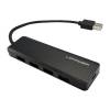 LC Power LC-HUB-U3-4 USB hub Black LC-HUB-U3-4-V2