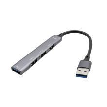 I-TEC 4 port USB 3.0/ USB 2.0 Metal Hub Grey U3HUBMETALMINI4