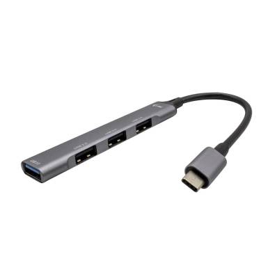 I-TEC 4-port 1xUSB 3.0+3x USB 2.0 USB-C Metal HUB Grey C31HUBMETALMINI4 I-TEC 4-port 1xUSB 3.0+3x USB 2.0 USB-C Metal HUB Grey C31HUBMETALMINI4