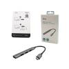 I-TEC 4-port 1xUSB 3.0+3x USB 2.0 USB-C Metal HUB Grey C31HUBMETALMINI4