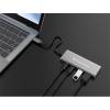 Conceptronic HUBBIES15G 4-Port USB3.2 Gen 2 Hub Grey HUBBIES15G