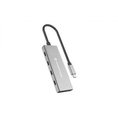 Conceptronic HUBBIES16G 4-Port USB3.2 Gen 2 Hub Grey HUBBIES16G Conceptronic HUBBIES16G 4-Port USB3.2 Gen 2 Hub Grey HUBBIES16G