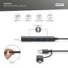 Digitus DA-70236 4-Port USB 3.0 Black DA-70236