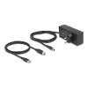 DeLock External USB 5 Gbps HUB with 7 Ports + Switch Grey 63669