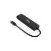 EQuip 4-portos USB3.2 HUB Black 128964