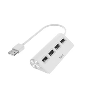 Hama 4-portos USB2.0 HUB White 00200120 Hama 4-portos USB2.0 HUB White 00200120
