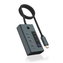 Raidsonic IcyBox IB-HUB1454-C31 4-Port hub with USB 3.2 Gen 2 Type-C interface IB-HUB1454-C31 Raidsonic IcyBox IB-HUB1454-C31 4-Port hub with USB 3.2 Gen 2 Type-C interface IB-HUB1454-C31