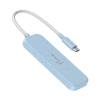 j5create Eco-Friendly USB-C to 4-Port Type-A Gen 2 Hub Cyan JCH341EC-N