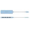 j5create Eco-Friendly USB-C to 4-Port Type-A Gen 2 Hub Cyan JCH341EC-N