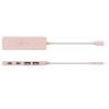 j5create Eco-Friendly USB-C to 4-Port Type-C & Type-A Gen 2 Hub Misty Rose JCH342ER-N