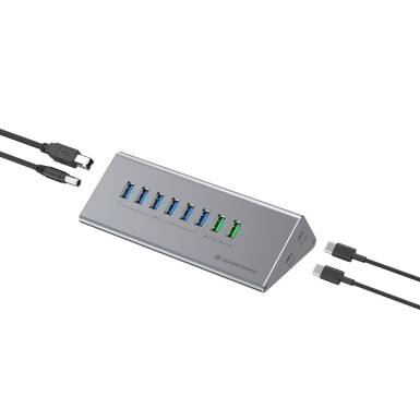 Conceptronic HUBBIES17G 10-Port USB3.2 Gen 2 Hub Grey HUBBIES18G Conceptronic HUBBIES17G 10-Port USB3.2 Gen 2 Hub Grey HUBBIES18G