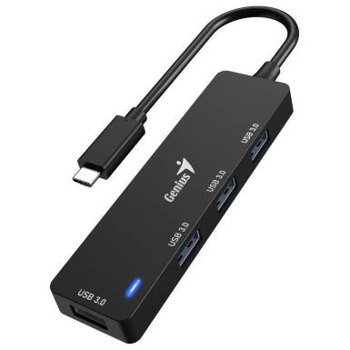Genius UH-400 4-Port USB 3.0 HUB Black 31240002400 Genius UH-400 4-Port USB 3.0 HUB Black 31240002400