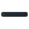 Raidsonic IcyBox IB-HUB1717-U3 17-portos USB3.2 HUB Black IB-HUB1717-U3