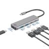 ACT AC7072 4-portos USB3.0 HUB Grey AC7072