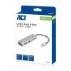 ACT AC7072 4-portos USB3.0 HUB Grey AC7072