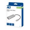 ACT AC6121 4-portos USB3.0 HUB Grey AC6121
