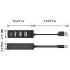 ACT AC6205 4-portos USB 2.0 HUB Black AC6205