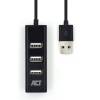 ACT AC6205 4-portos USB 2.0 HUB Black AC6205