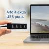ACT AC6205 4-portos USB 2.0 HUB Black AC6205